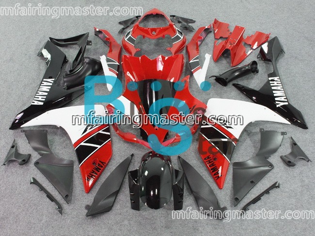(image for) Fit for Yamaha YZF 1000 R1 2007 2008 fairing kit injection molding Red black