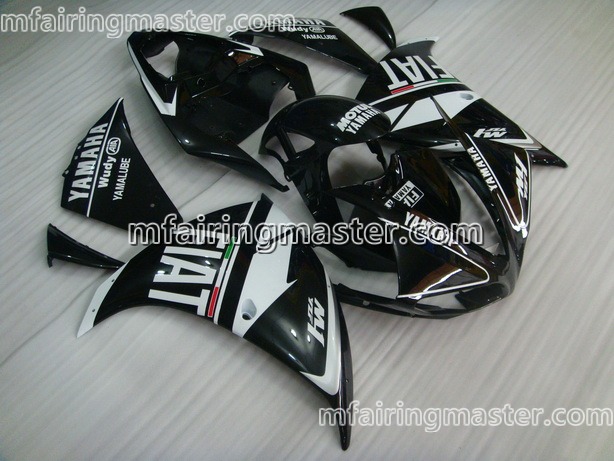 (image for) Fit for Yamaha YZF 1000 R1 2009 2010 2011 2012 fairing kit injection molding Fiat black