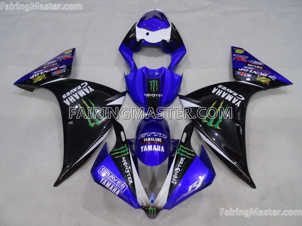 (image for) Injection molding fairing kits fit for Yamaha YZF 1000 R1 2013 2014 138