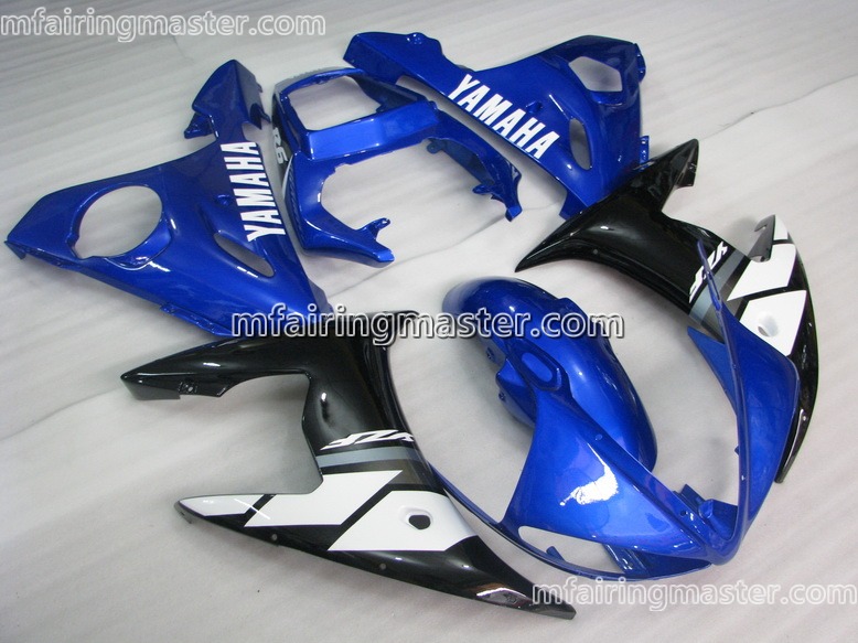 New Blue Injection Left Side Fairing Fit for 2003 2004 2005 Yamaha YZF R6 a#11