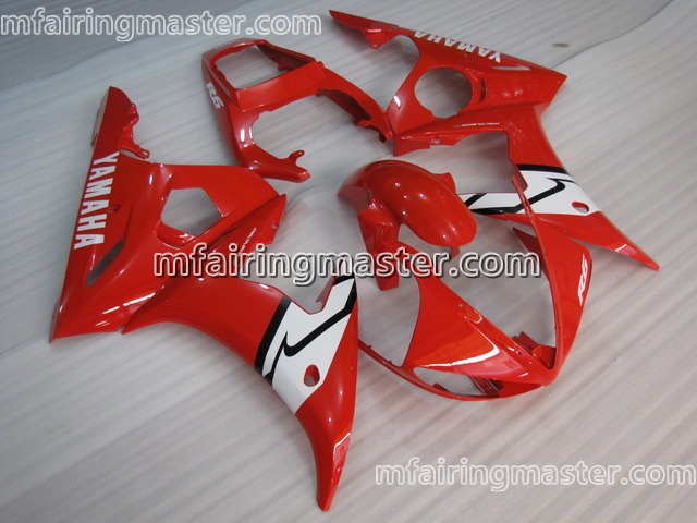 (image for) Fit for Yamaha YZF 600 R6 2003 2004 2005 fairing kit injection molding Red white