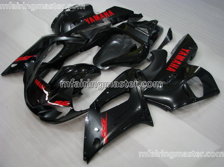 (image for) Fit for Yamaha YZF 600 R6 2003 2004 2005 fairing kit injection molding Black