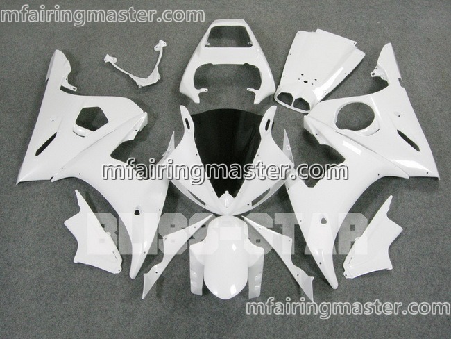 (image for) Fit for Yamaha YZF 600 R6 2003 2004 2005 fairing kit injection molding White