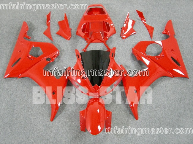 (image for) Fit for Yamaha YZF 600 R6 2003 2004 2005 fairing kit injection molding Red