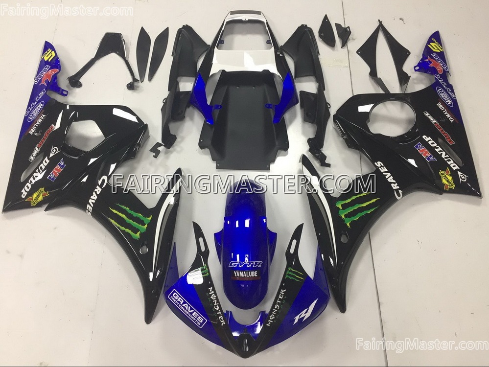 (image for) Injection molding fairing kits fit for Yamaha YZF 600 R6 2003 - 2005 207