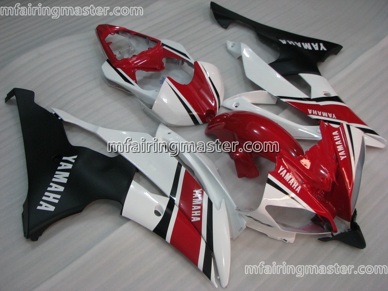 (image for) Fit for Yamaha YZF 600 R6 2008 2009 2010 2011 2012 2013 2014 2015 2016 fairing kit injection molding Red black white