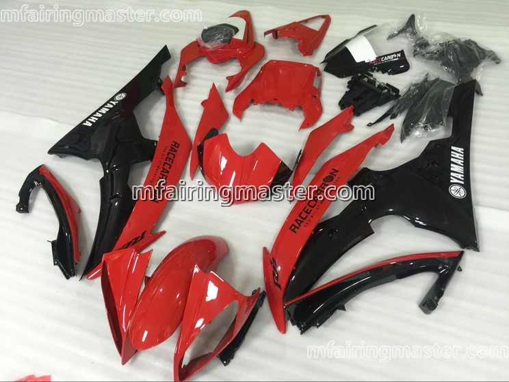 (image for) Fit for Yamaha YZF 600 R6 2008 2009 2010 2011 2012 2013 2014 2015 2016 fairing kit injection molding Racecarbon red black