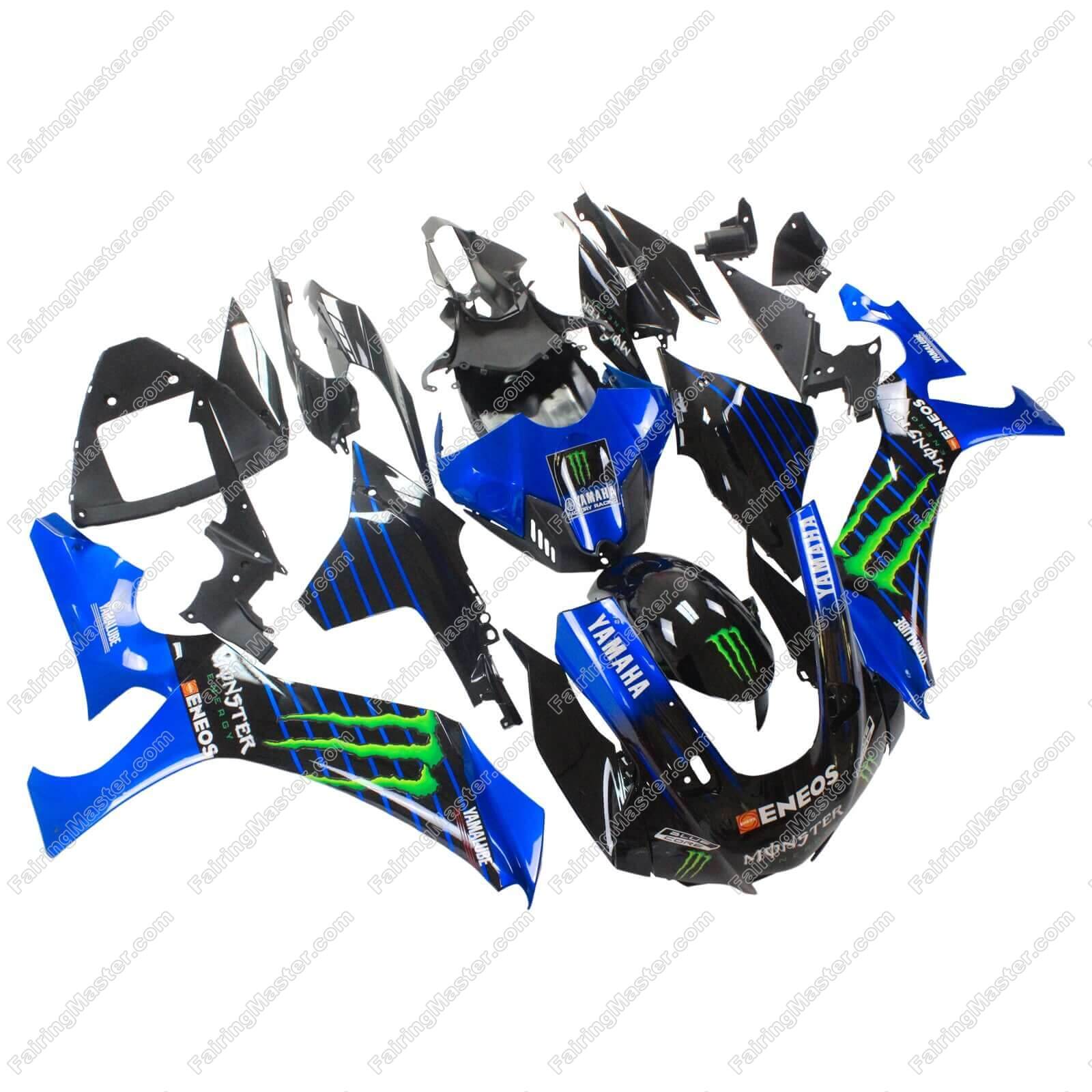 (image for) Fairing kit fit for Yamaha YZF 1000 R1 2020 2021 2022 blue black 110