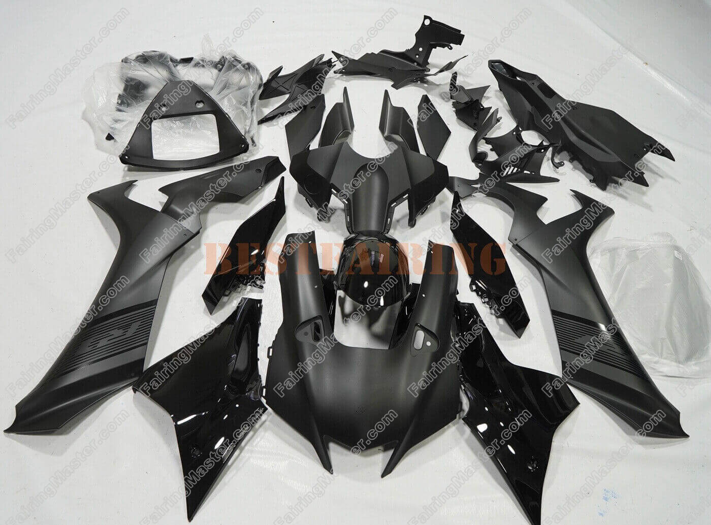 (image for) Fairing kit fit for Yamaha YZF 1000 R1 2020 2021 2022 black 141