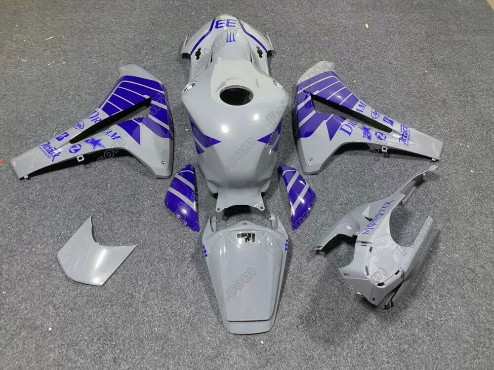 (image for) Injection molding fairing kits fit for honda CBR1000RR 2008 2009 2010 2011 blue white 267