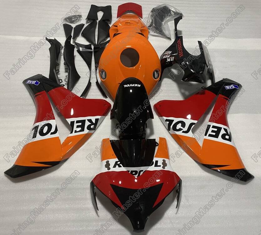 (image for) Injection molding fairing kits fit for honda CBR1000RR 2008 2009 2010 2011 orange red black 269