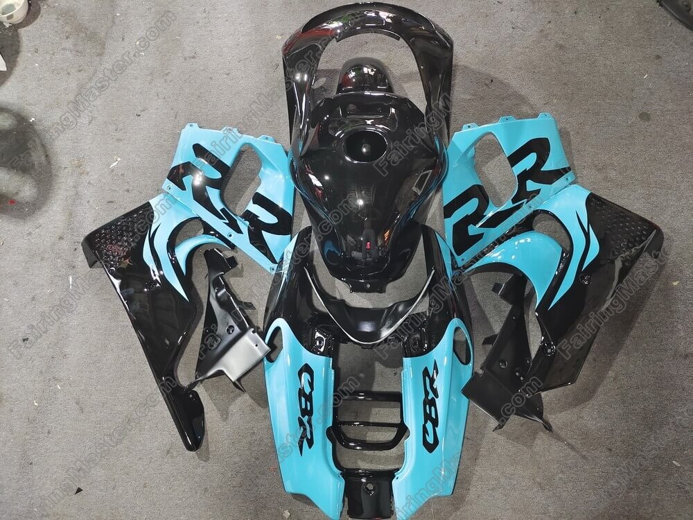 (image for) Handcrafted compression molding fairing kits fit for honda CBR900RR 893 1992 - 1995 blue black 155