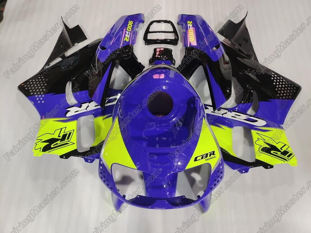 (image for) Handcrafted compression molding fairing kits fit for honda CBR900RR 893 1992 - 1995 blue fluorescent green 156