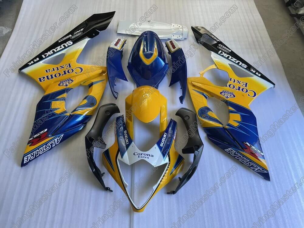 (image for) Injection molding fairing kits fit for Suzuki GSXR 1000 K5 2005 2006 yellow blue 252