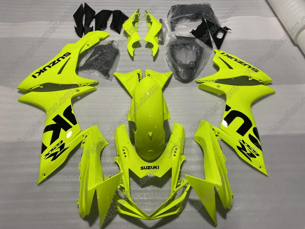 (image for) Injection molding fairing kits fit for Suzuki GSXR 600 750 K11 2011 - 2015 fluorescent green 204