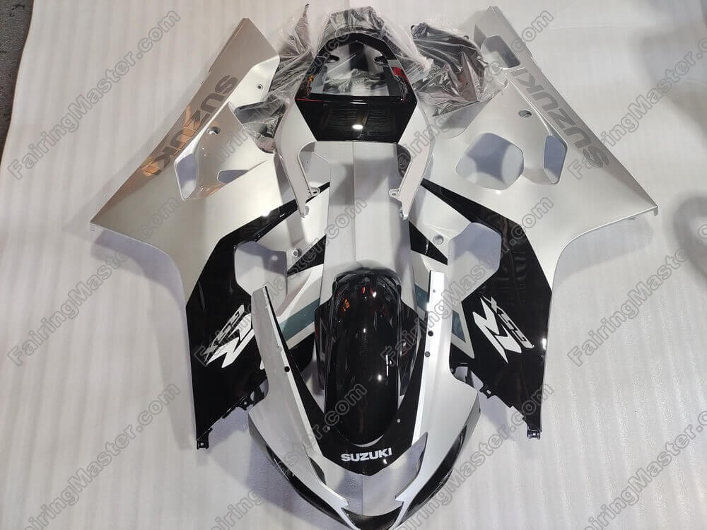(image for) Injection molding fairing kits fit for Suzuki GSXR 600 750 k4 2004 2005 silver black 295