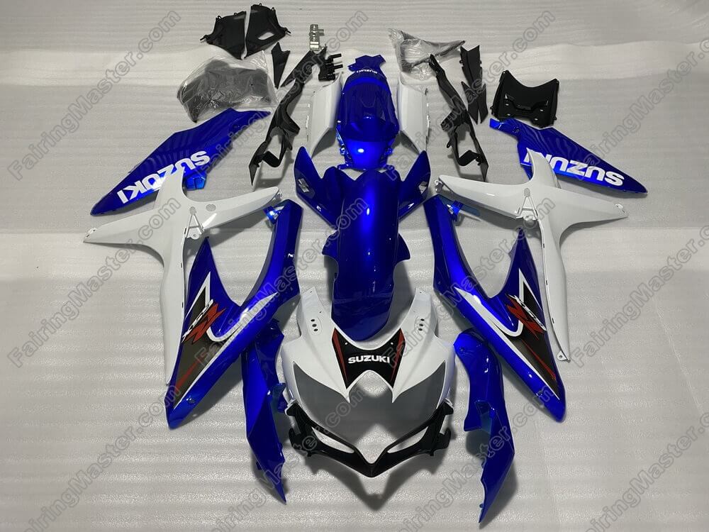 (image for) Injection molding fairing kits fit for Suzuki GSXR 600 750 K8 2008 - 2010 blue white 294