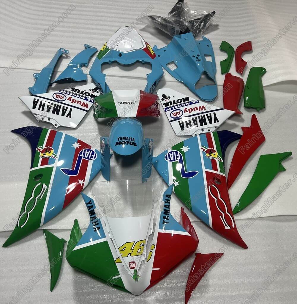 (image for) Injection molding fairing kits fit for Yamaha YZF 1000 R1 2009 - 2012 blue green red 165 - Click Image to Close