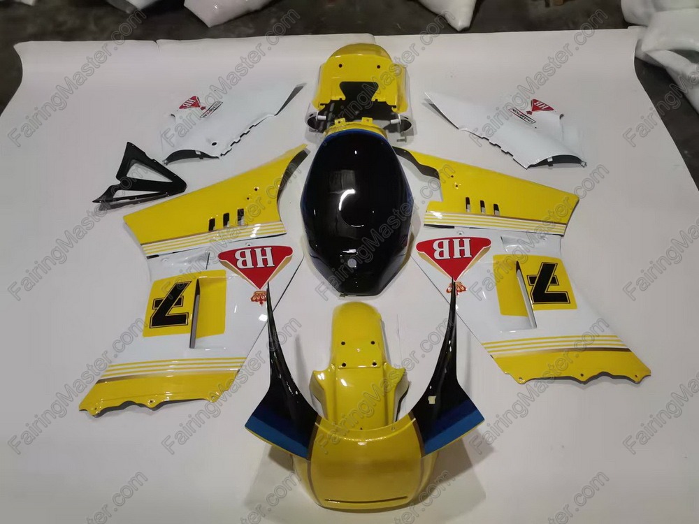 (image for) Fairings Kits Fit For Suzuki RG500 1985-1987 Yellow Black White 110