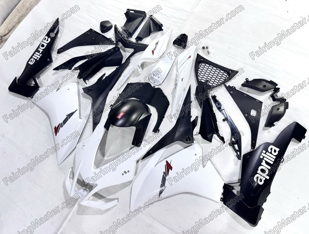 (image for) Injection molding fairing kits fit for Aprilia RSV4 1000 2010 - 2015 black white 108