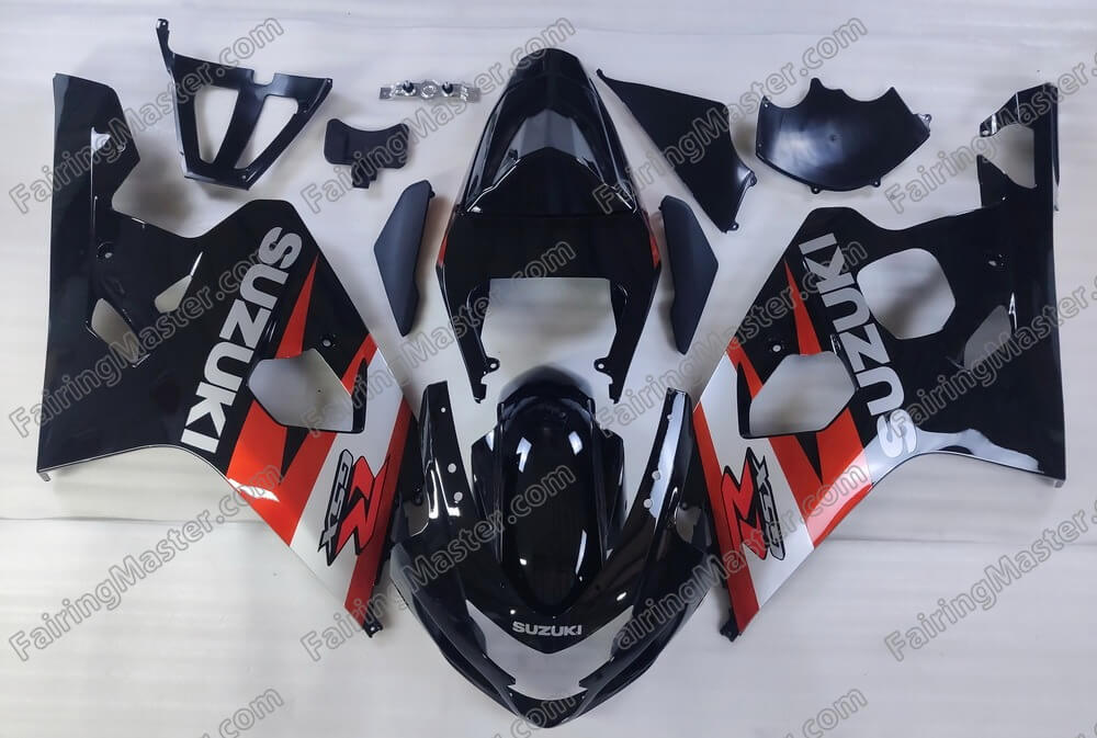 (image for) Injection molding fairing kits fit for Suzuki GSXR 600 750 k4 2004 2005 blue white red 297