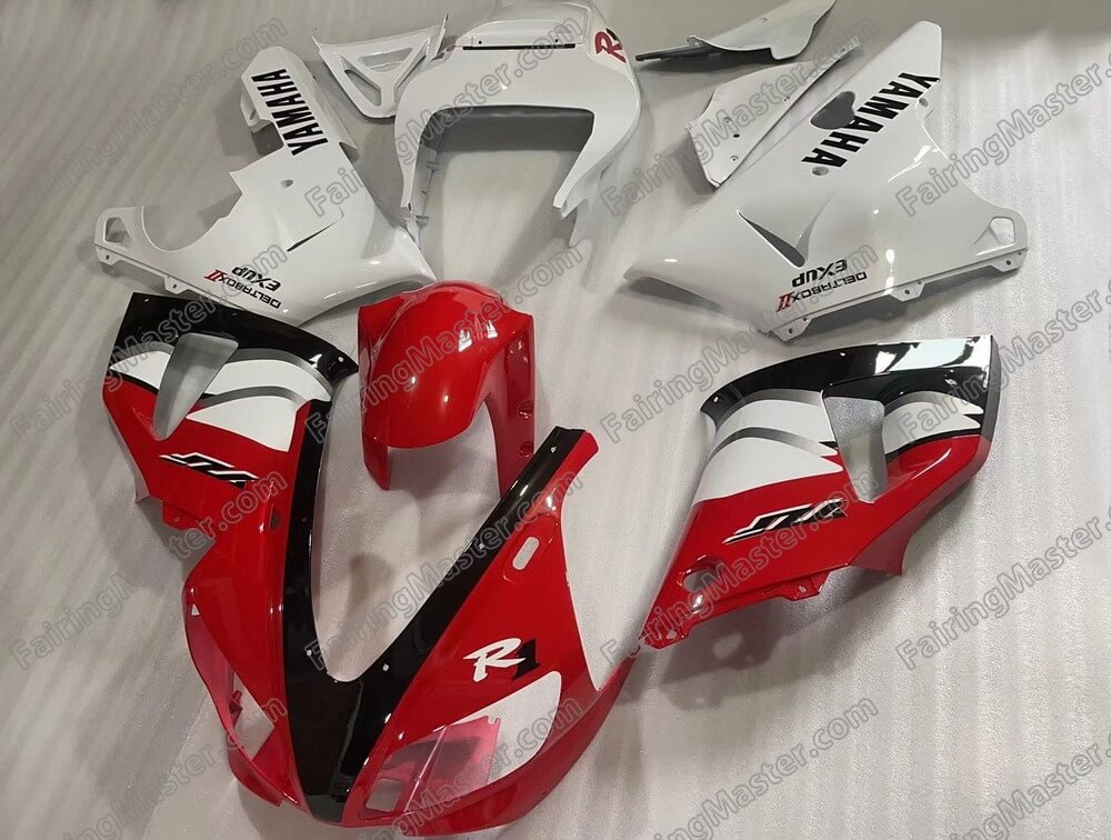 (image for) Fit for Yamaha YZF 1000 R1 1998 1999 fairing kit injection molding Red white