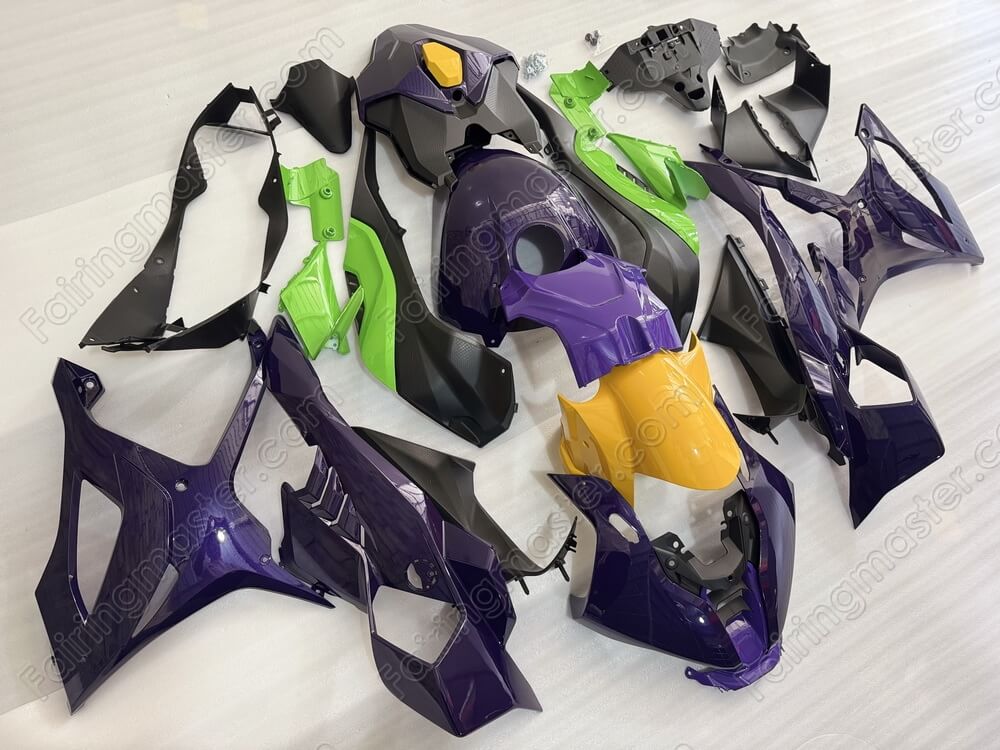 (image for) Fairing kit fit for BMW S1000RR 2025 purple green 106