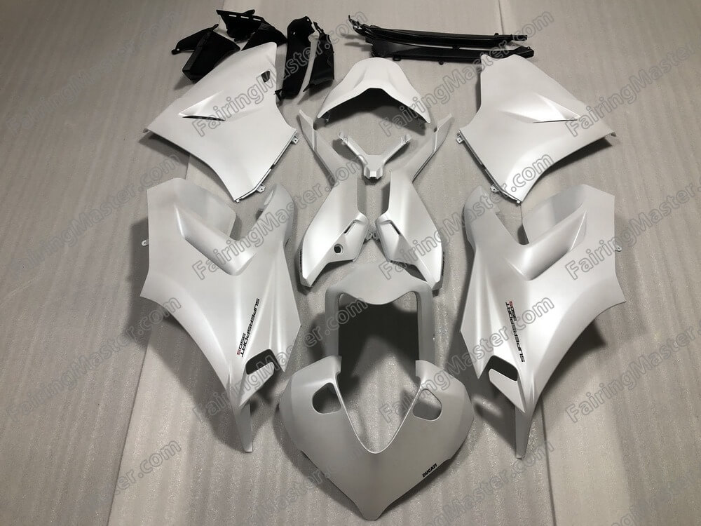 (image for) Fairing kit fit for Ducati supersport 950 950S 2021-2023 grey white 104