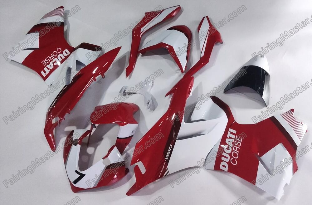 (image for) Fairing kit fit for Ducati supersport 950 950S 2021-2023 grey white 106