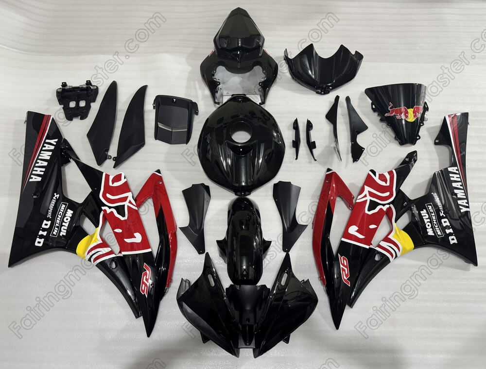 (image for) Injection molding fairing kits fit for Yamaha YZF 600 R6 2006 2007 252