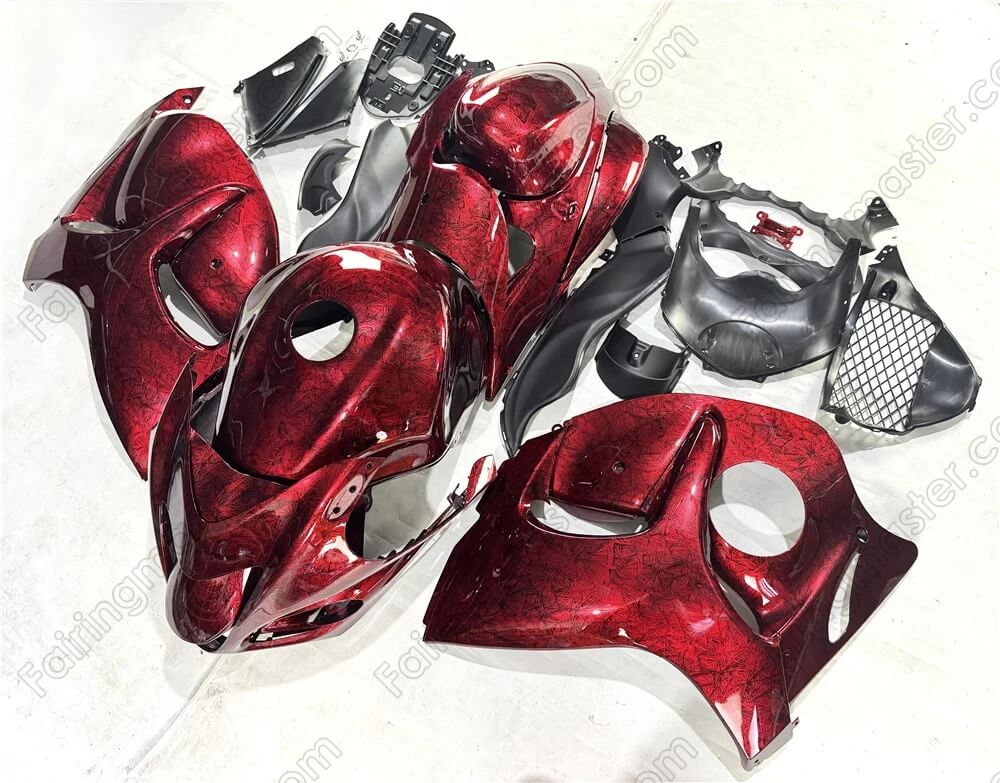 (image for) Injection molding fairing kits fit for Suzuki GSXR 1300 Hayabusa 2008-2015 forged carbon fiber look 185