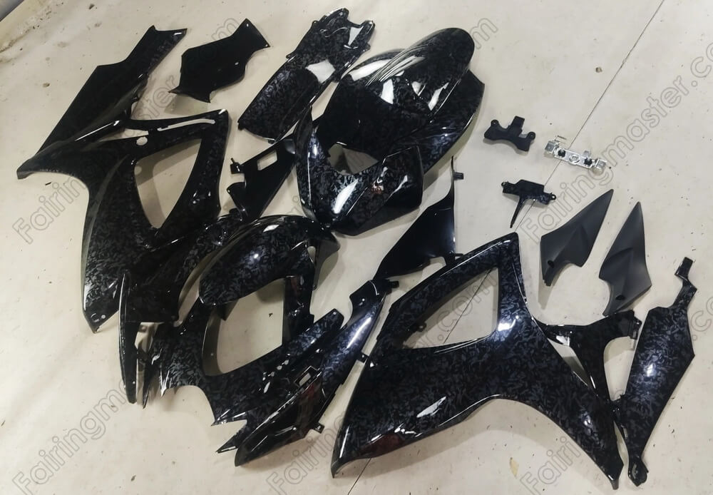 (image for) Fairing kits fit for Suzuki GSXR 600 750 K6 2006 2007 forged carbon fiber look 360